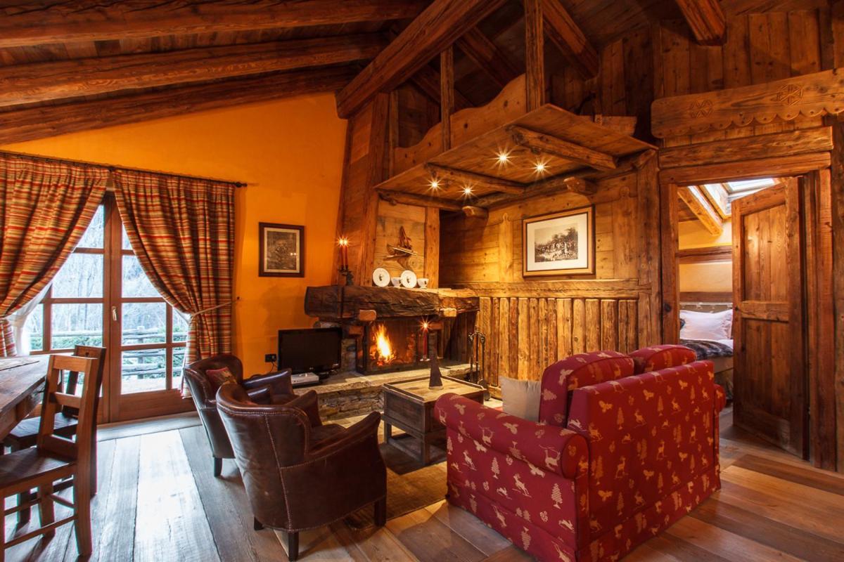 Au Coeur Des Neiges & Spa Courmayeur Exteriér fotografie